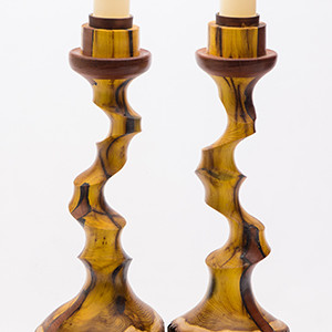 David Scott, Candle Sticks, osage orange, redgum